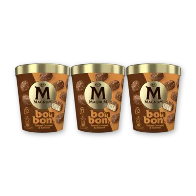 pdp-image-Magnum Bonbon salted caramel & almond 3-pack