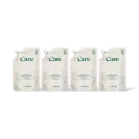 Care Sensitive shower gel 0% refill 4-pack