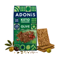 Adonis Keto crackers olive & chia seeds