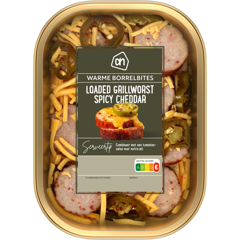 AH Loaded grillworst spicy cheddar