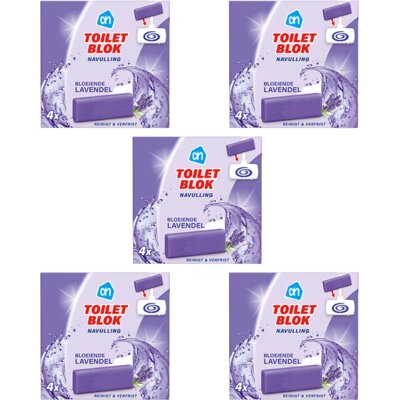 pdp-image-AH Toiletblok lavendel navulling 5-pack