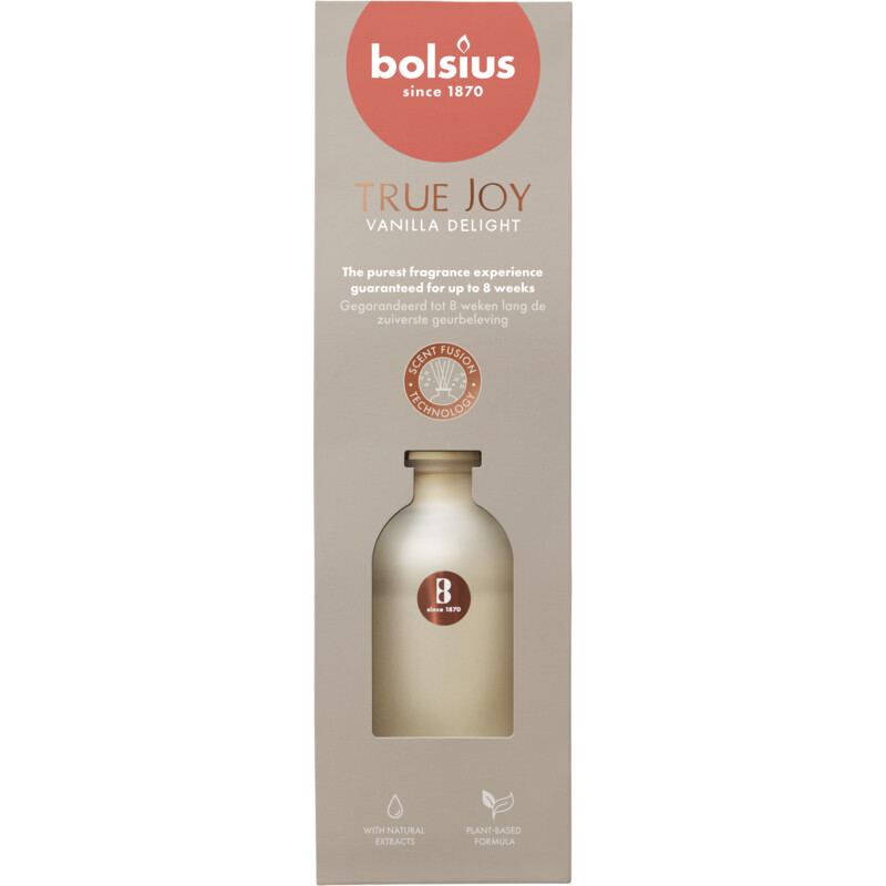 Een afbeelding van Bolsius True joy geurstokjes vanilla delight