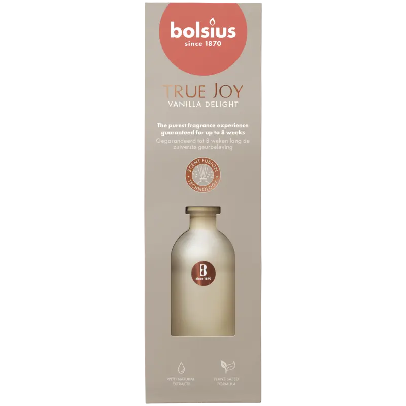 Bolsius True joy geurstokjes vanilla delight
