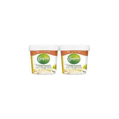 pdp-image-Campina Magere milde kwark vanille 2-pack