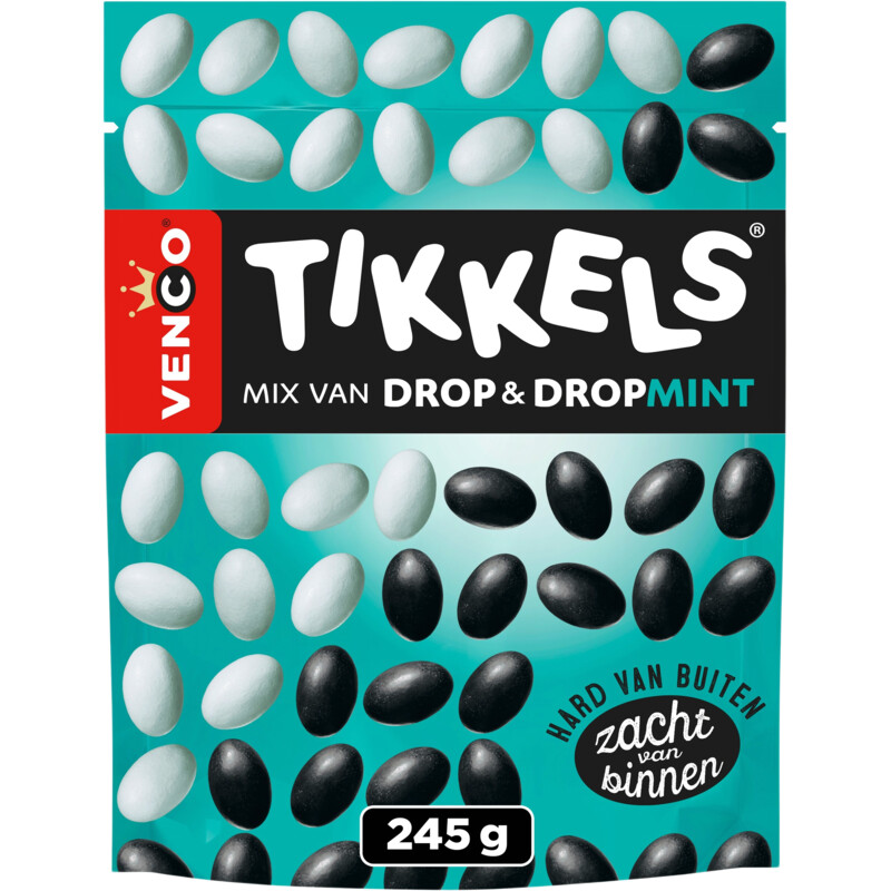 Venco Tikkels drop & dropmint