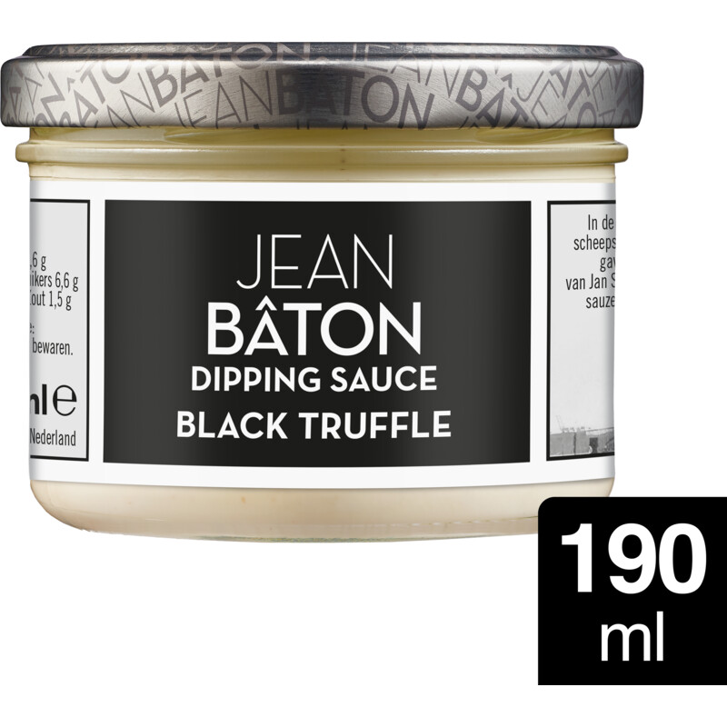 Een afbeelding van Jean Bâton Dipping sauce black truffle