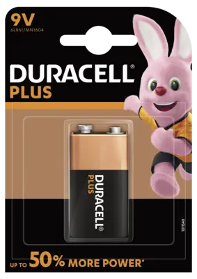 pdp-image-Duracell 9v plus power 1 st