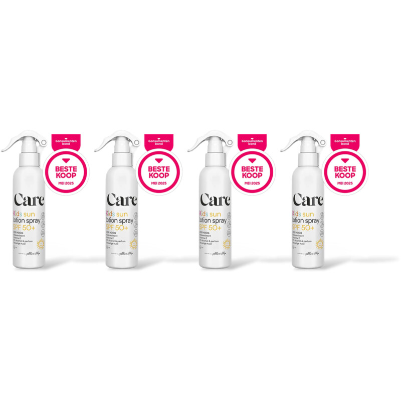 Care Sensitive kids sunspray spf50+ 4-pack