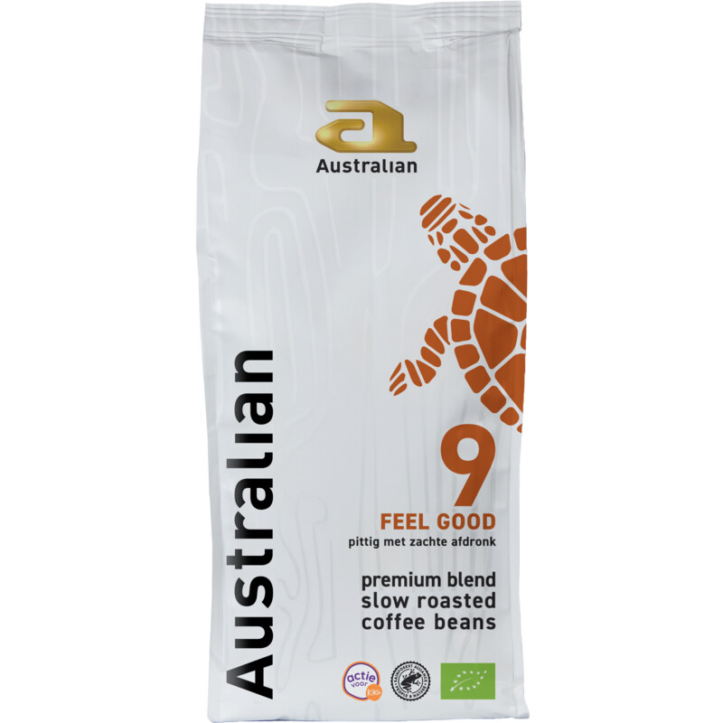 Een afbeelding van Australian Organic feelgood koffiebonen
