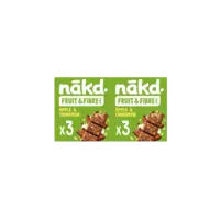 Nakd Fruit & fibre bars apple & cinn 2-pack