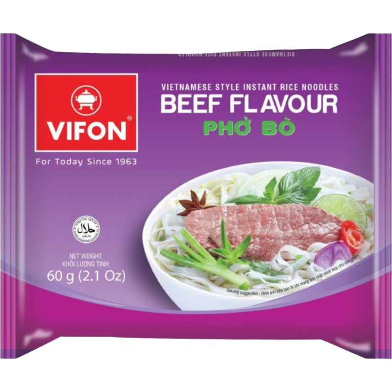 Een afbeelding van Vifon Pho bo noodle beef