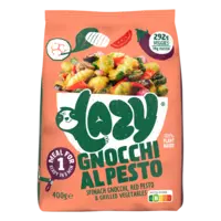 Lazy Gnocchi al pesto maaltijd