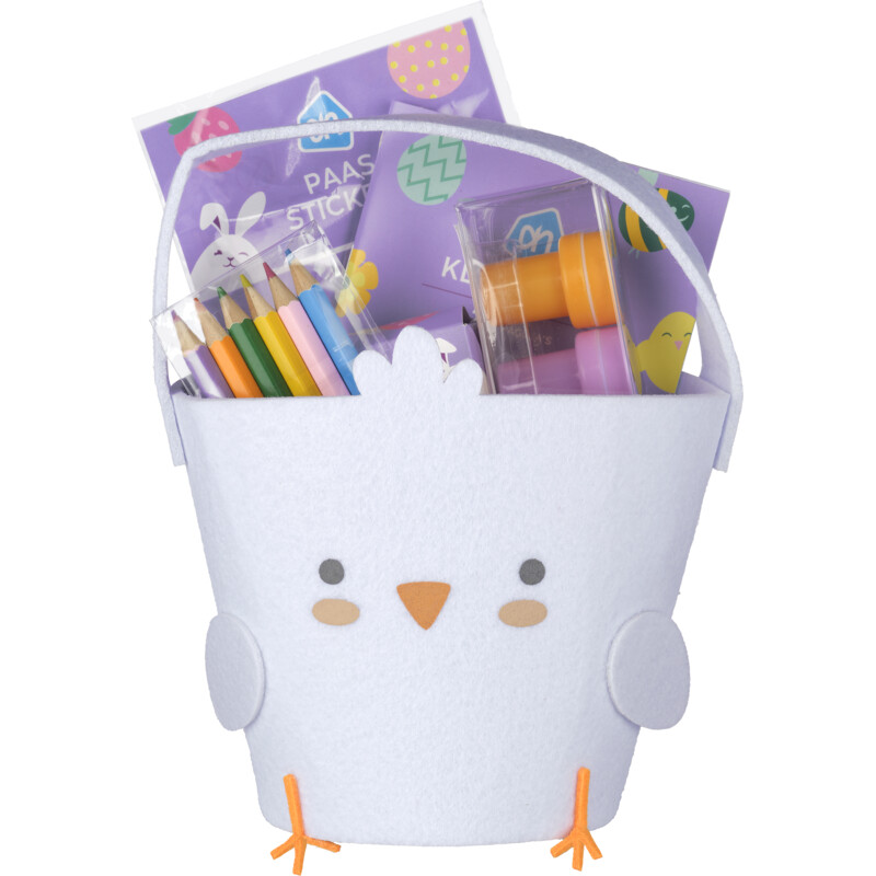 AH Vilten mandje gevuld kuiken
