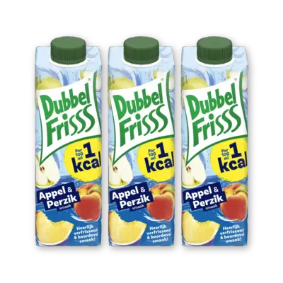 pdp-image-DubbelFrisss 1Kcal appel & perzik 3-pack