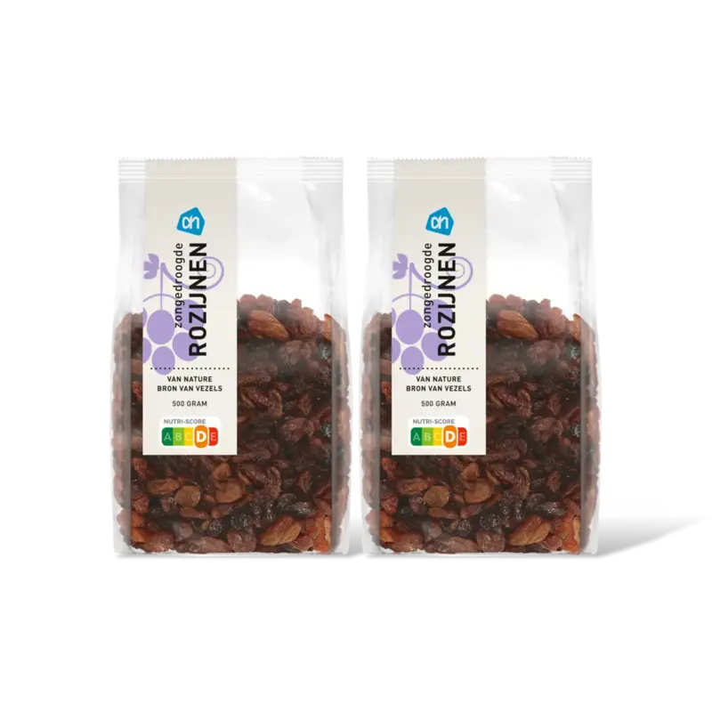 AH Rozijnen zongedroogd 2-pack