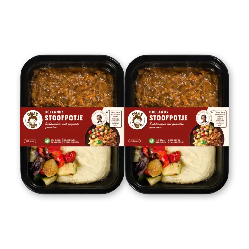 Oma's Hollands stoofpotje suddervlees 2-pack