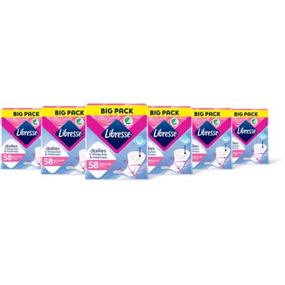 pdp-image-Libresse Dailies reg inlegkruisjes big pack 6 pck