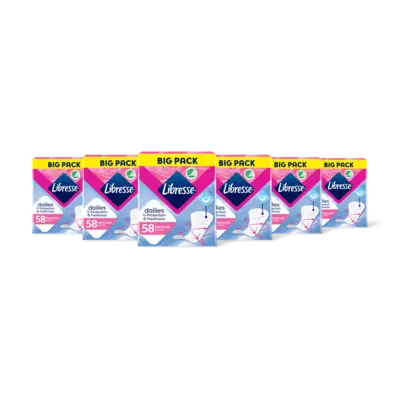 pdp-image-Libresse Dailies reg inlegkruisjes big pack 6pack