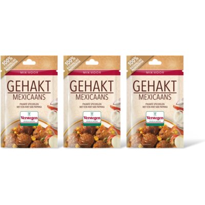 pdp-image-Verstegen Kruidenmix voor gehakt Mexico 3-pack