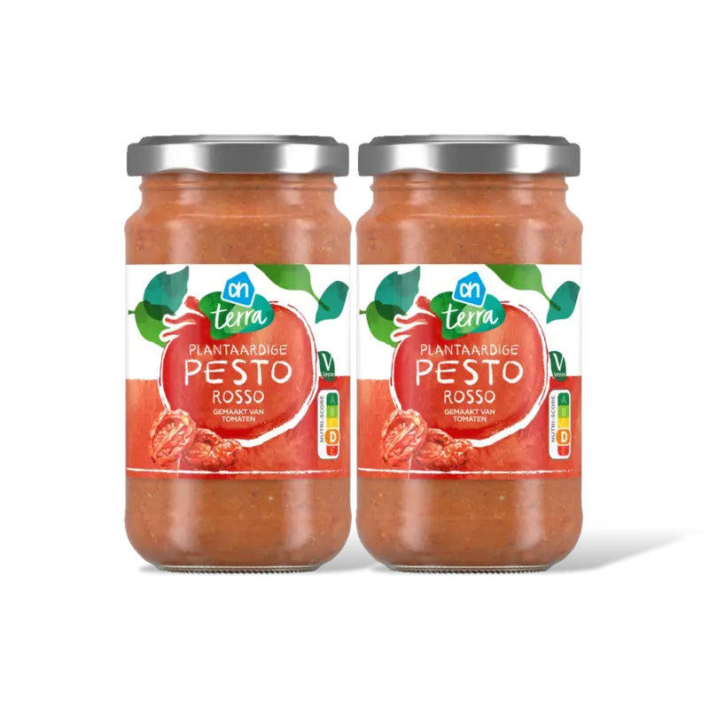 Plantaardige pesto rosso 2-pack
