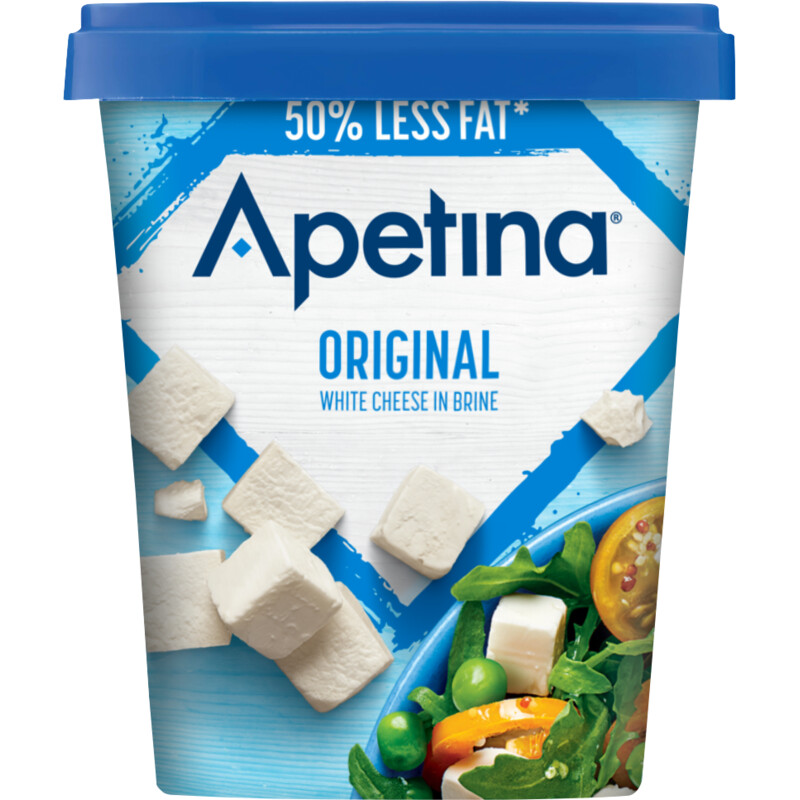 Een afbeelding van Apetina White cheese in brine 50% less fat