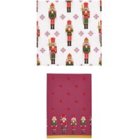 Een afbeelding van AH Excellent Servet en tafellaken notenkraker pakket