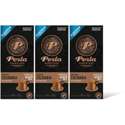 pdp-image-Perla Superiore Origins Colombia espresso capsules 3-pck