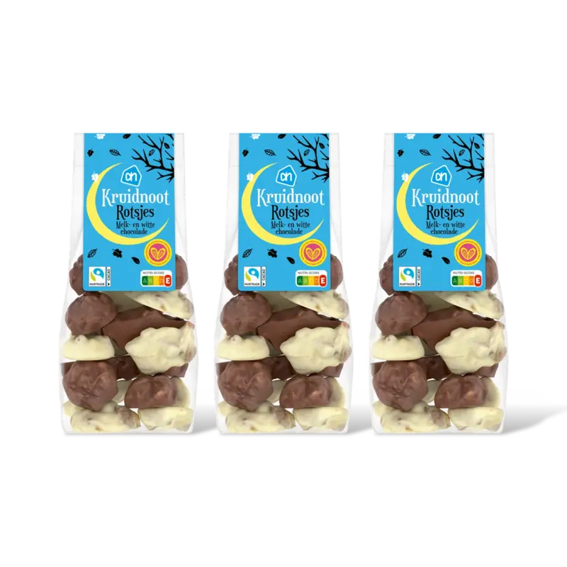 AH Kruidnoot rotsjes 3-pack