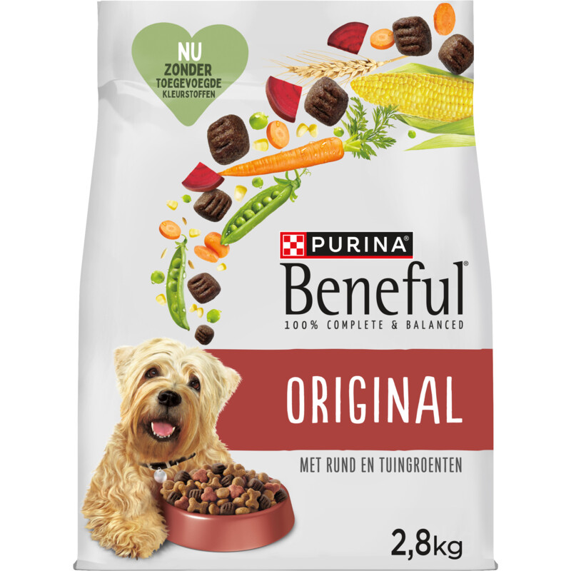 Een afbeelding van Beneful Original adult met rund en groenten