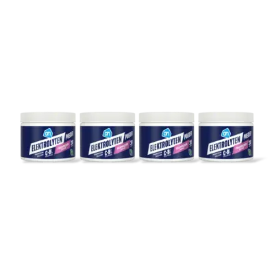 pdp-image-AH Elektrolyten poeder frambozen smaak 4-pk