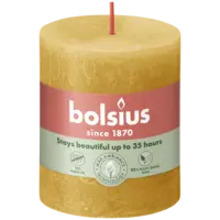 Bolsius Rustieke kaars okergeel 8cm