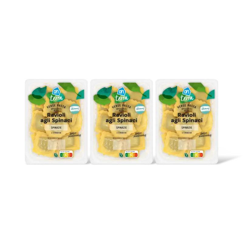 AH Terra Plantaardig ravioli agli spinaci 3-pack