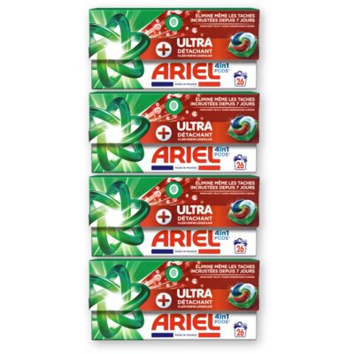 pdp-image-Ariel 4in1 pods+ ultra wasmiddelcap 4-pack