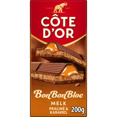 pdp-image-Côte d'Or BonBonBloc chocoladereep praliné karamel