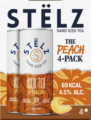 pdp-image-Stëlz Hard iced tea peach 4-pack