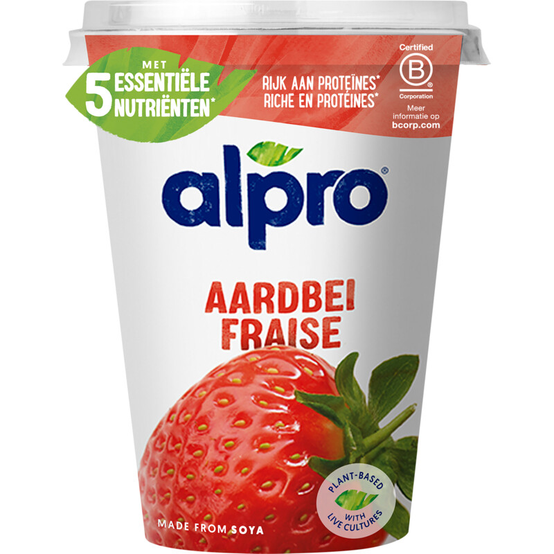 Alpro Plantaardig variatie aardbei