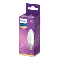 Philips Led fil kaars mat E14 25W