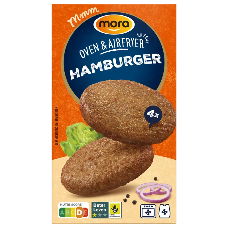 Mora Oven & airfryer hamburgers