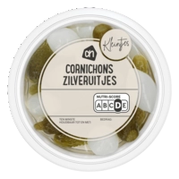 AH Kleintje cornichons zilver uitjes