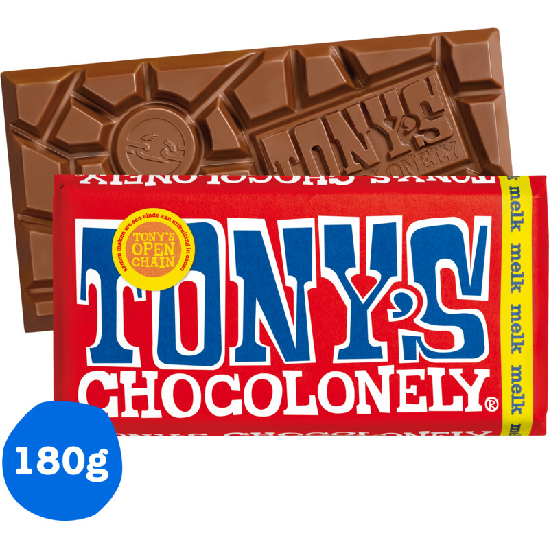 Een afbeelding van Tony's Chocolonely Reep melk