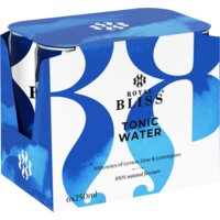 Een afbeelding van Royal Bliss Tonic water 6-pack bel