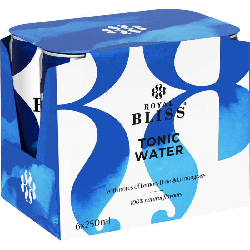 Een afbeelding van Royal Bliss Tonic water 6-pack bel