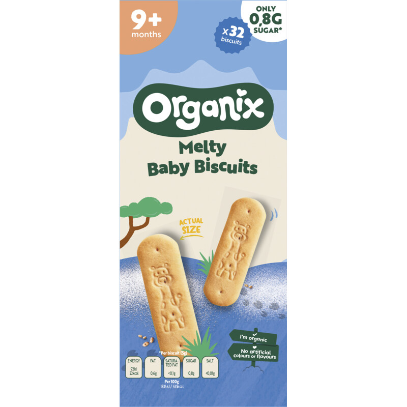 Organix Melty baby biscuits
