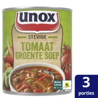 Unox Stevige tomaat groente soep