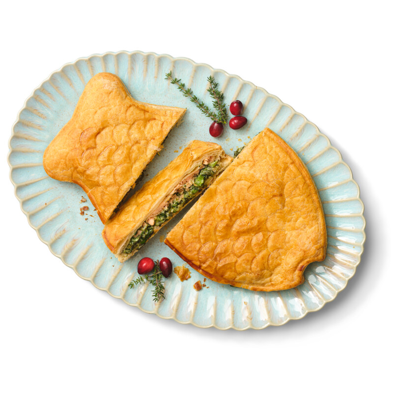 Een afbeelding van AH Ovenschotel zalm en croute