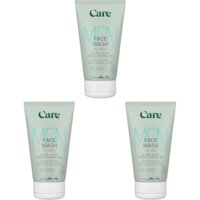 Een afbeelding van Care Men face wash 3-pack