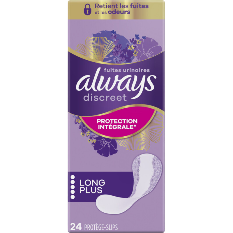 Always Discreet incontinentieverband long plus