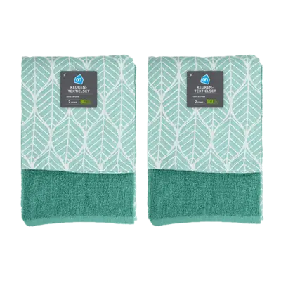pdp-image-AH Keuken- en theedoek mint set 2-pack
