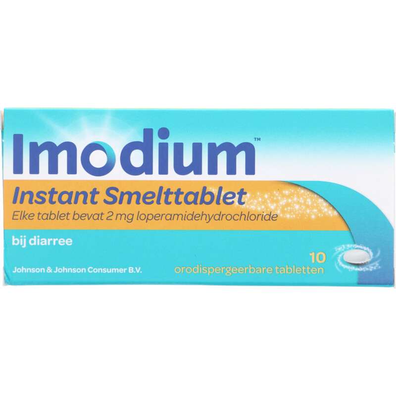 Een afbeelding van Imodium Instant smelttablet bij diarree