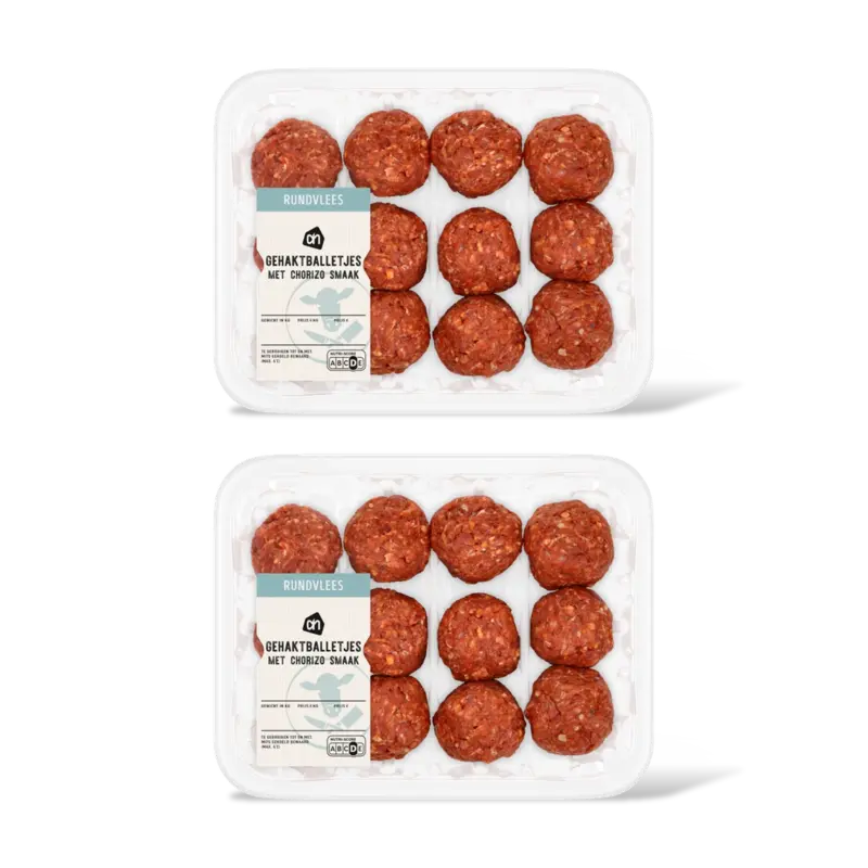 AH Gehaktballetjes chorizo smaak 2-pack